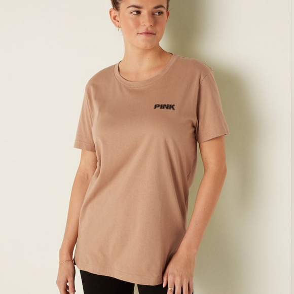 Victoria's Secret Pink Tropical Shine Short Sleeve t-shirt. Brand New 💎 - Picture 2 of 4